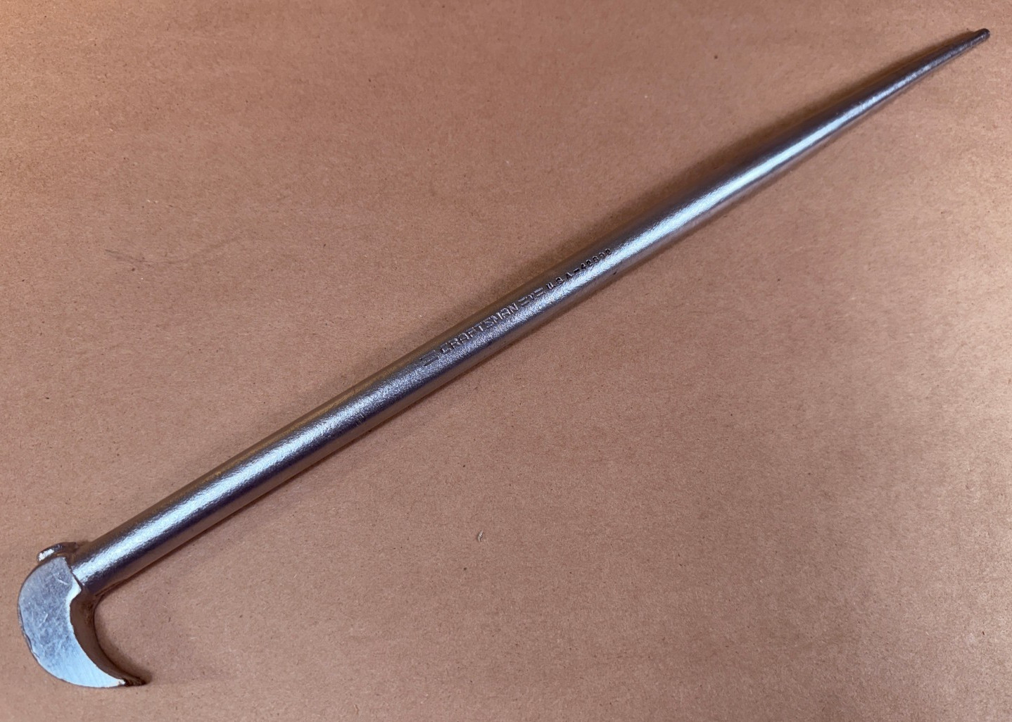 Vintage Craftsman Lady Foot Pry Bar Rolling Heel 42892 = V = MADE IN U.S.A.