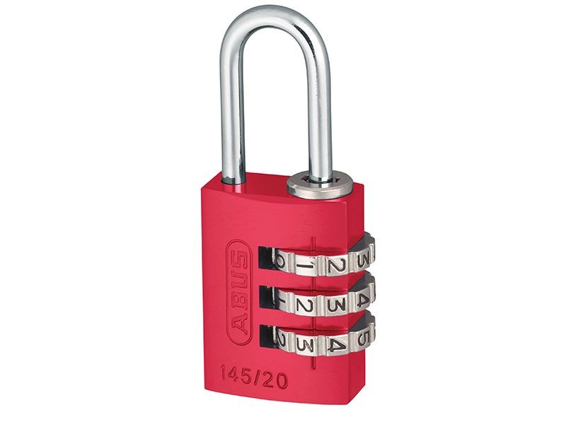 ABUS Mécanique - Cadenas Aluminium 20mm Rouge