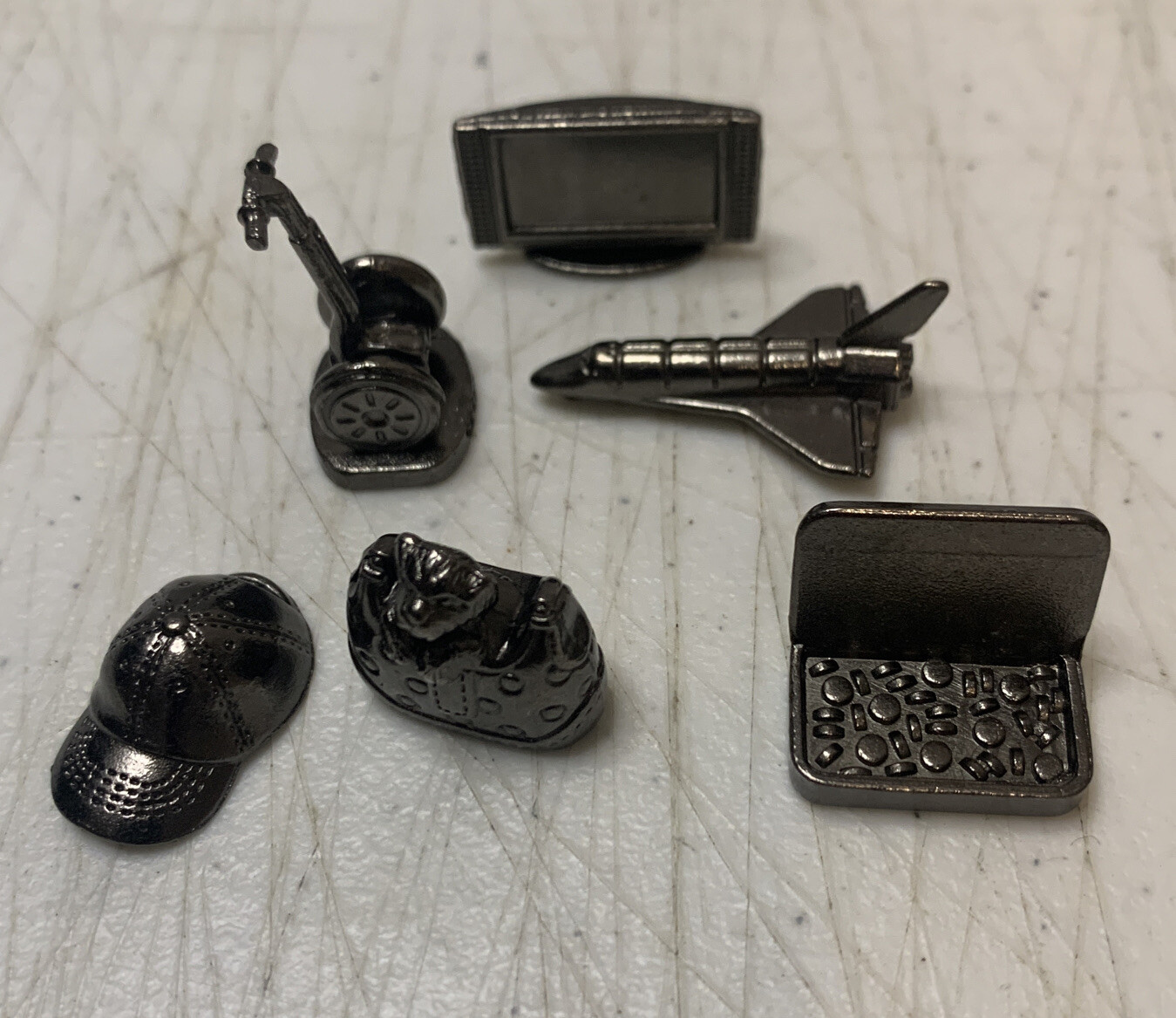 Monopoly Electronics Banking Replacement 6 Token Pieces T100