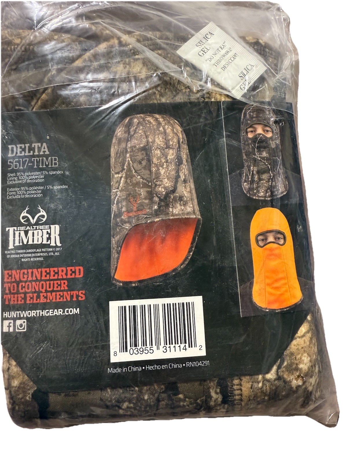 Huntworth Men's Delta Heavyweight Reversible Balaclava – RealTree Timber®