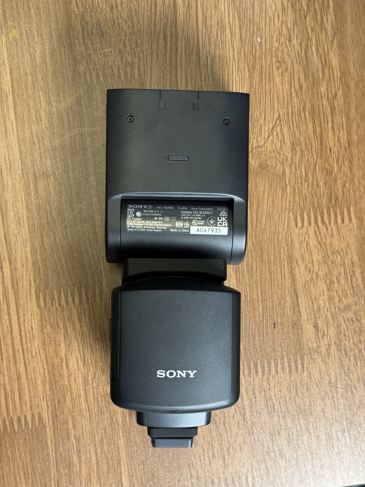 Sony HVL-F60RM2 GN60 Wireless Radio Flash