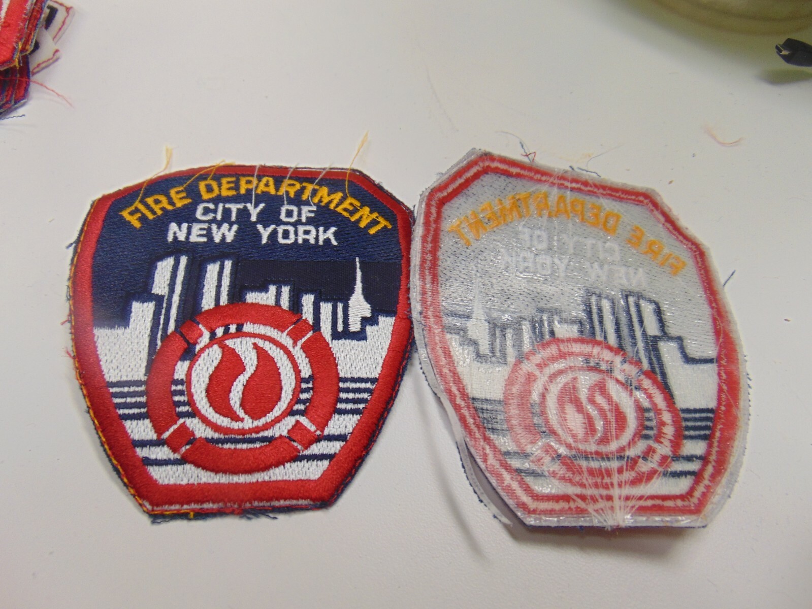 PATCH SEW ON OLDER FIRE DEPARTMENT CITY OF NEW YORK