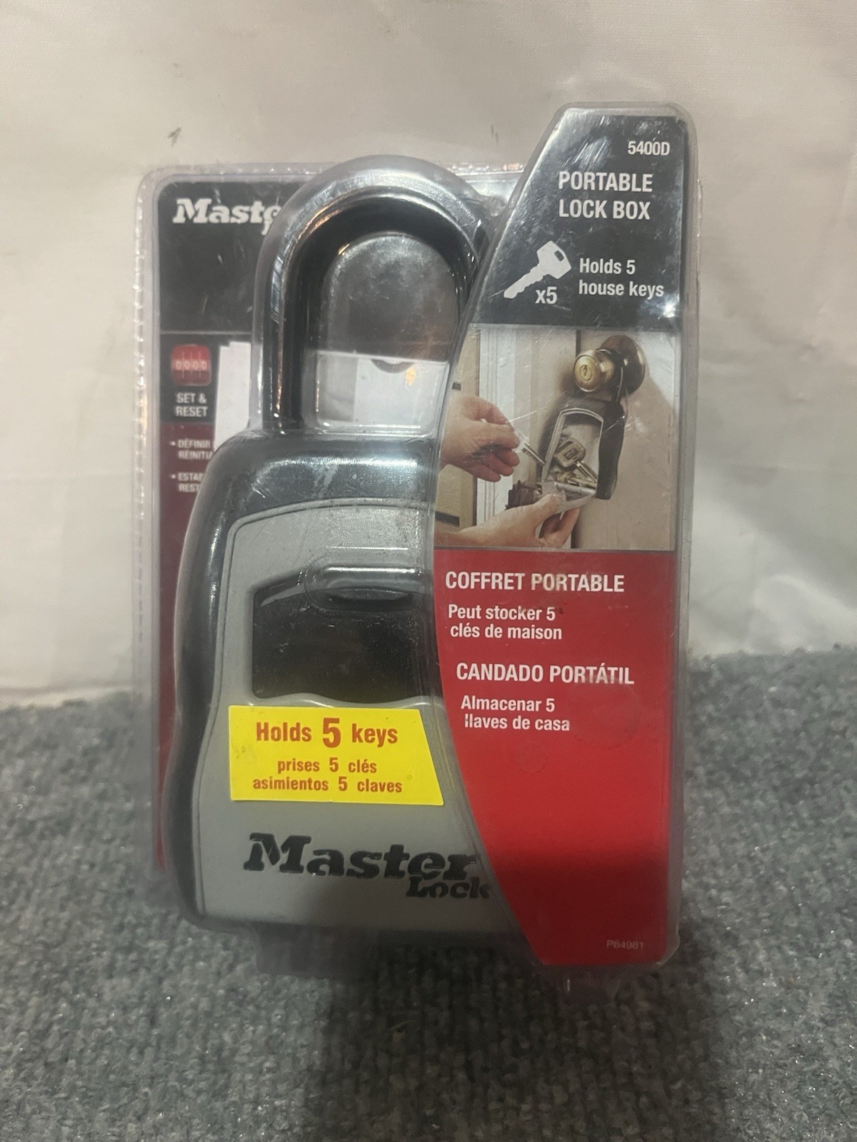 Master Lock New Doorknob Lockbox