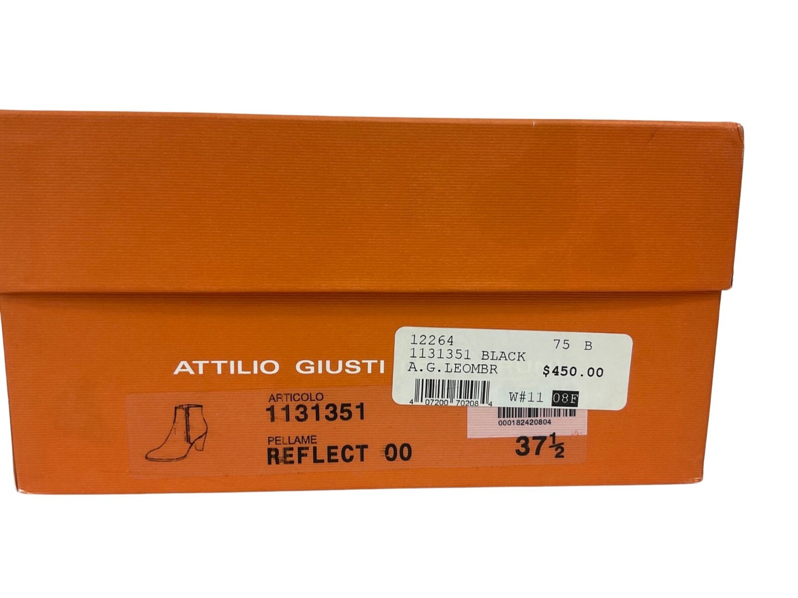 Attilio Giusti Leombruni Python Slingback Flats Size 7