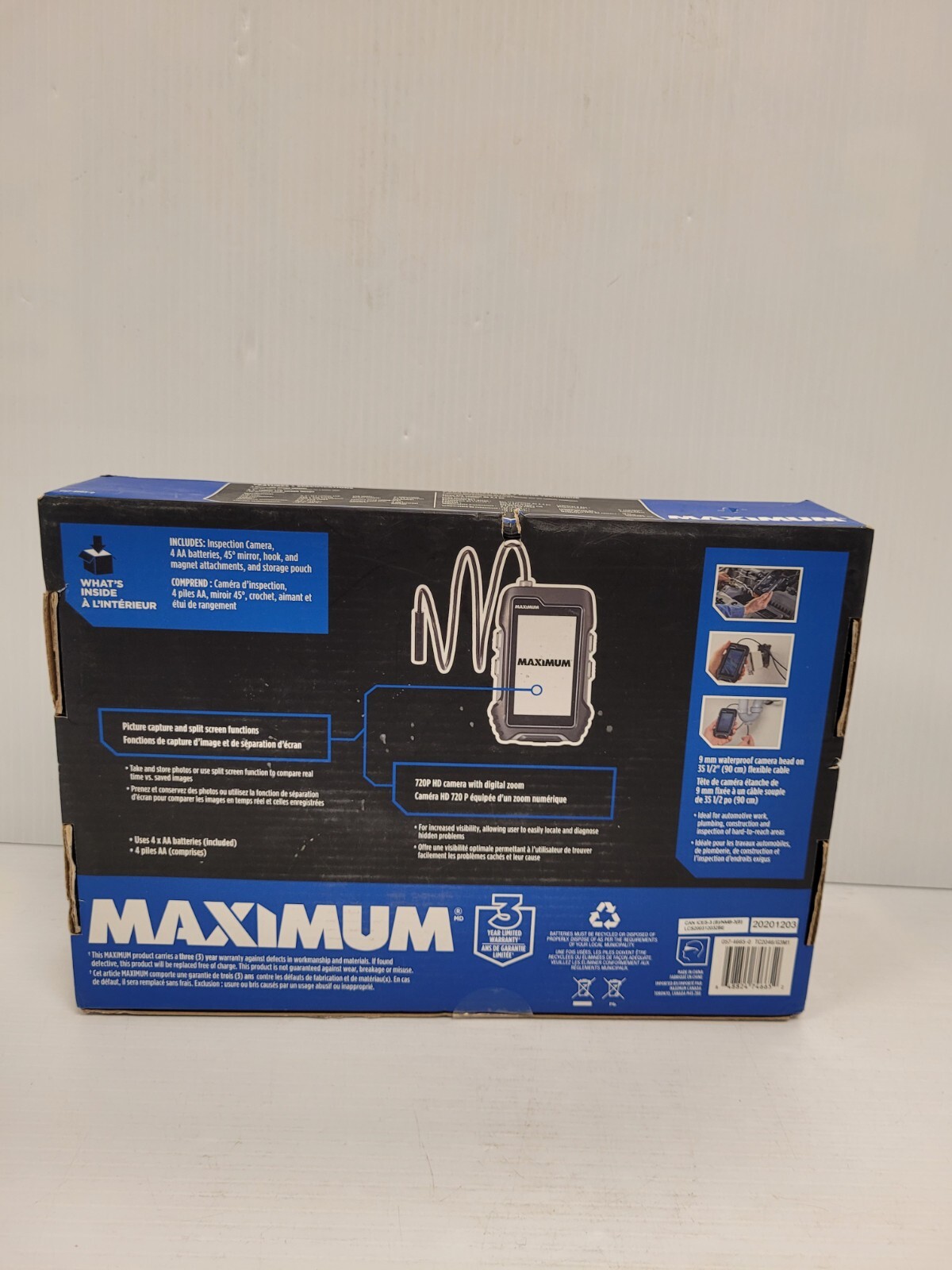 (N67801-1) Maximum 057-4665-0 Inspection Camera