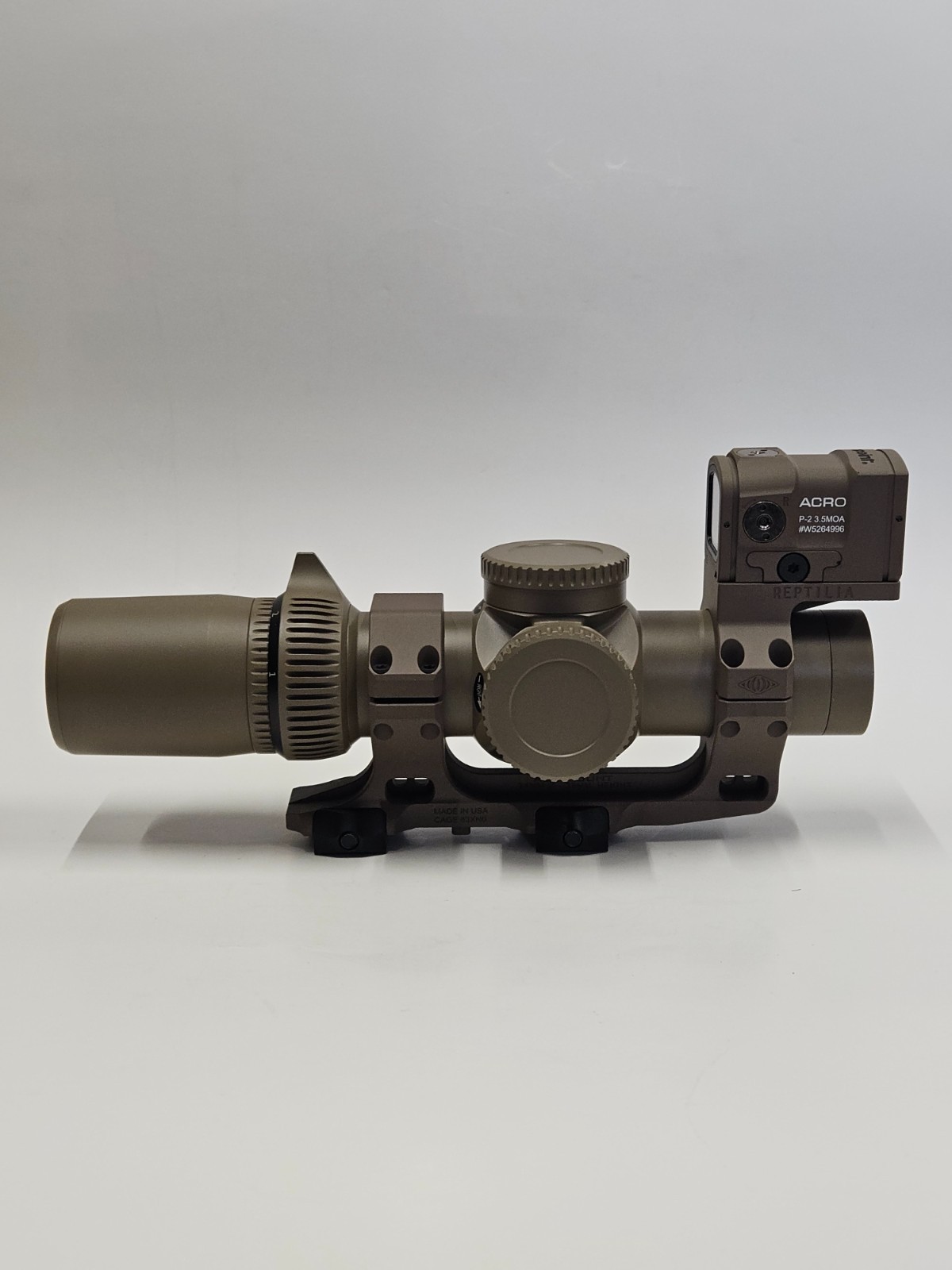 EvolutionGear AMG 1-10X24mm FFP AUS 1.54" ACRO Combo L403A1/KS-1 Rated 5.56/308