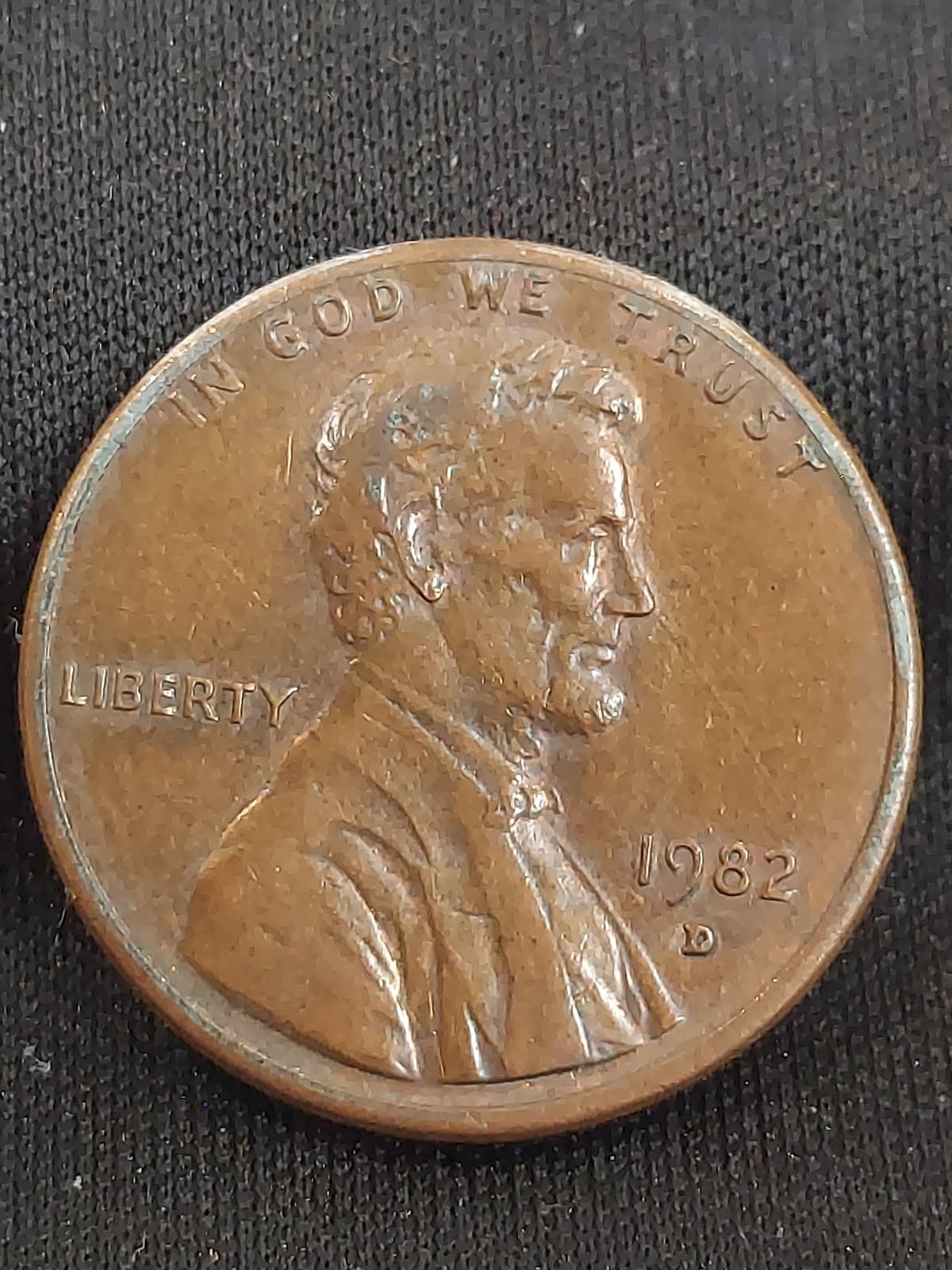 1982 D Lincoln Cent BN Small Date - Zinc 2.5 grams
