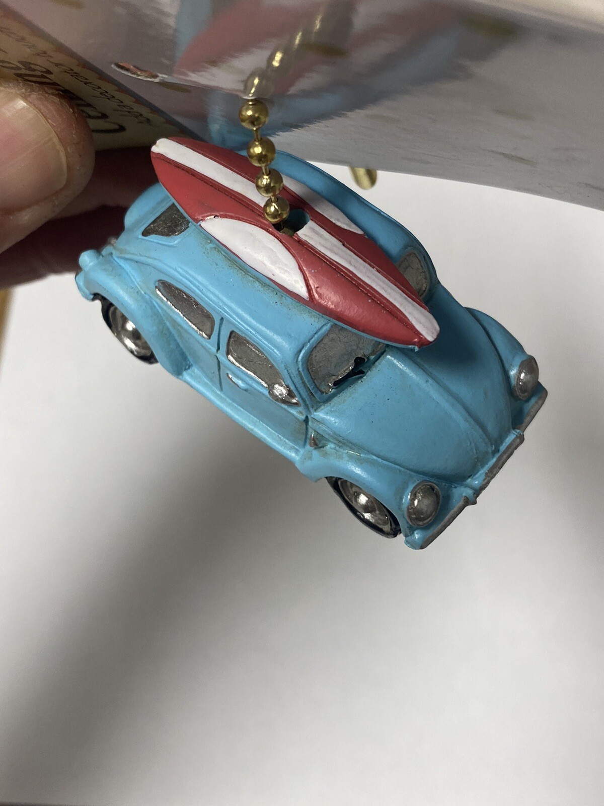 Clementine Design. VW Beetle/Bug Ceiling Fan Pull.