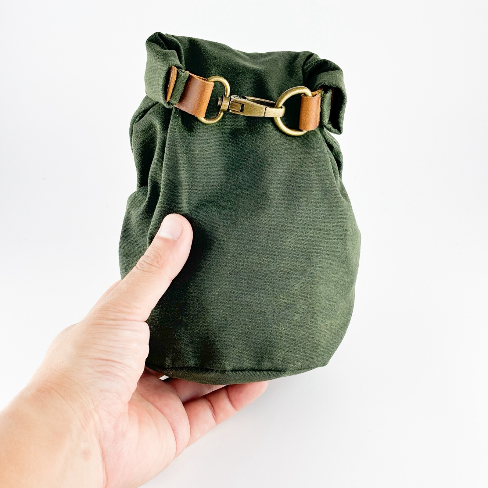 waterproof waxed canvas bushcraft camping storage pouch