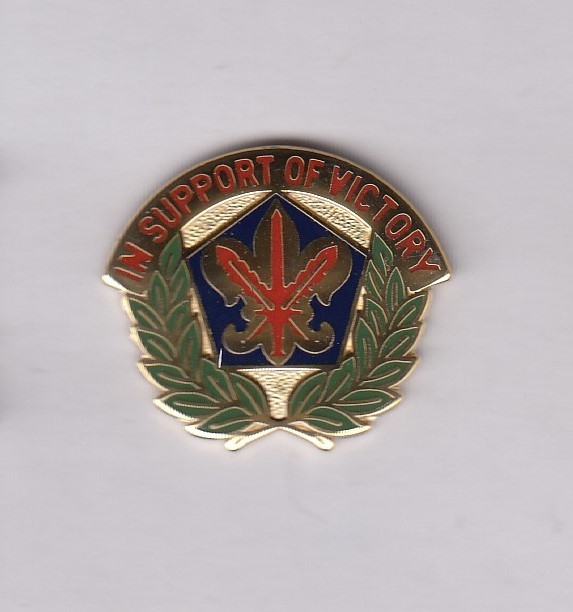 US ARMY 5th Personnel Group crest DUI badge V-21