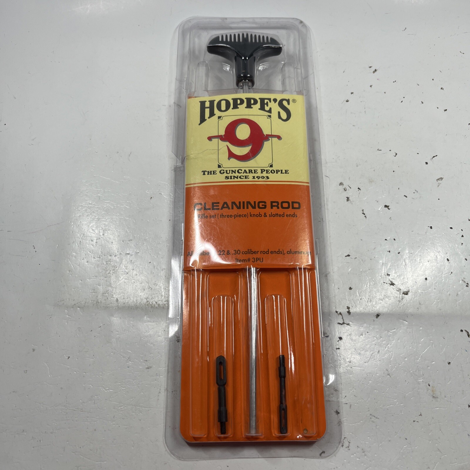 (MISSING 2 RODS) Hoppe's All Caliber Rifle (.22 & .30) Cleaning Rod Set Aluminum