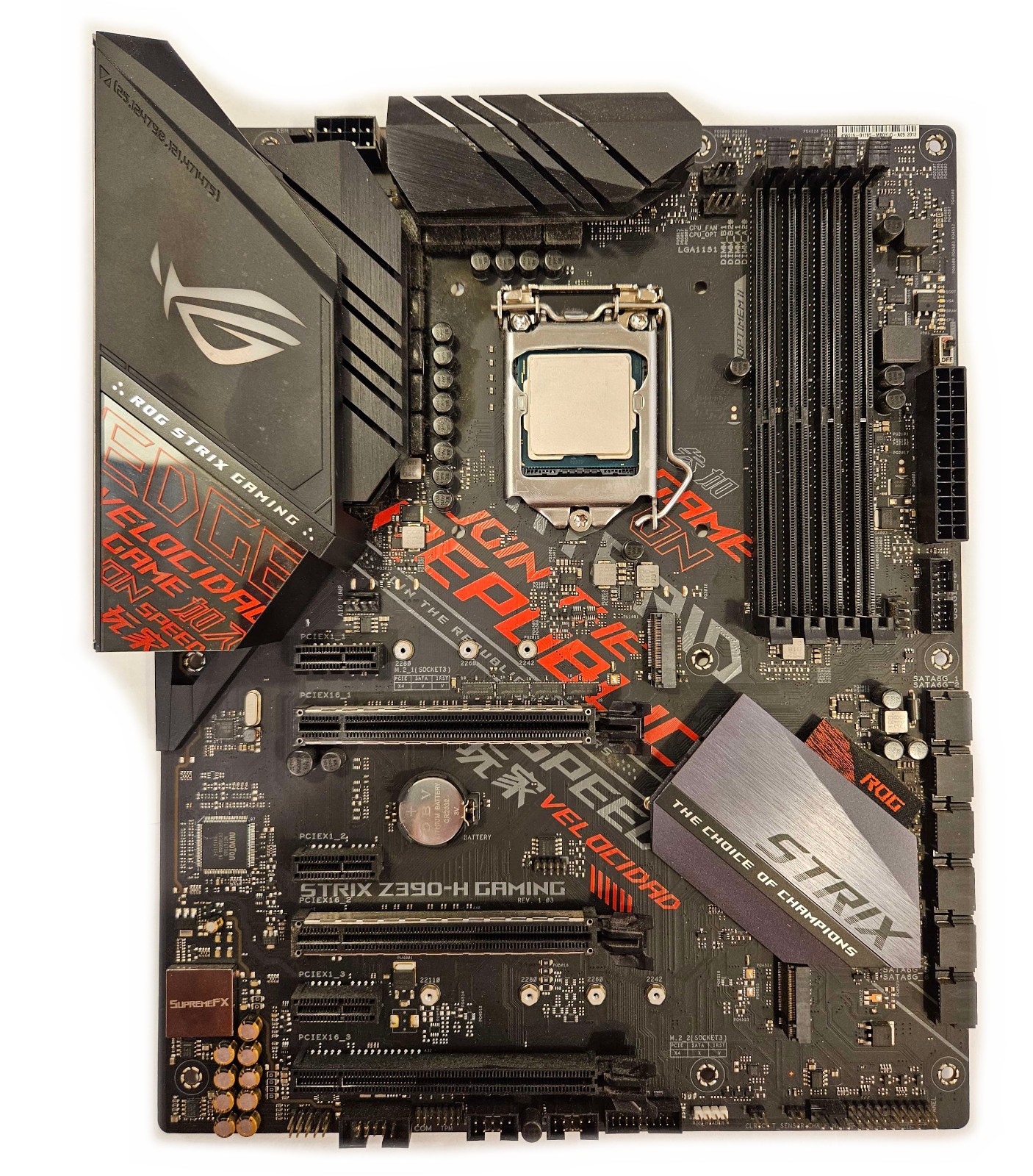 ASUS ROG Strix Z390-H LGA1151 (300 Series) ATX Motherboard w/ i9-9900K CPU Combo
