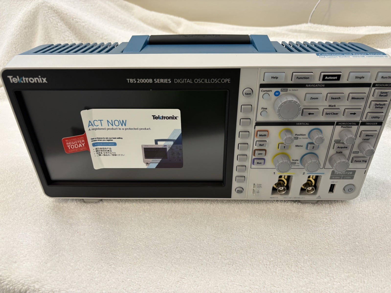 Tektronix TBS2072B - New - Open Box with all accessories