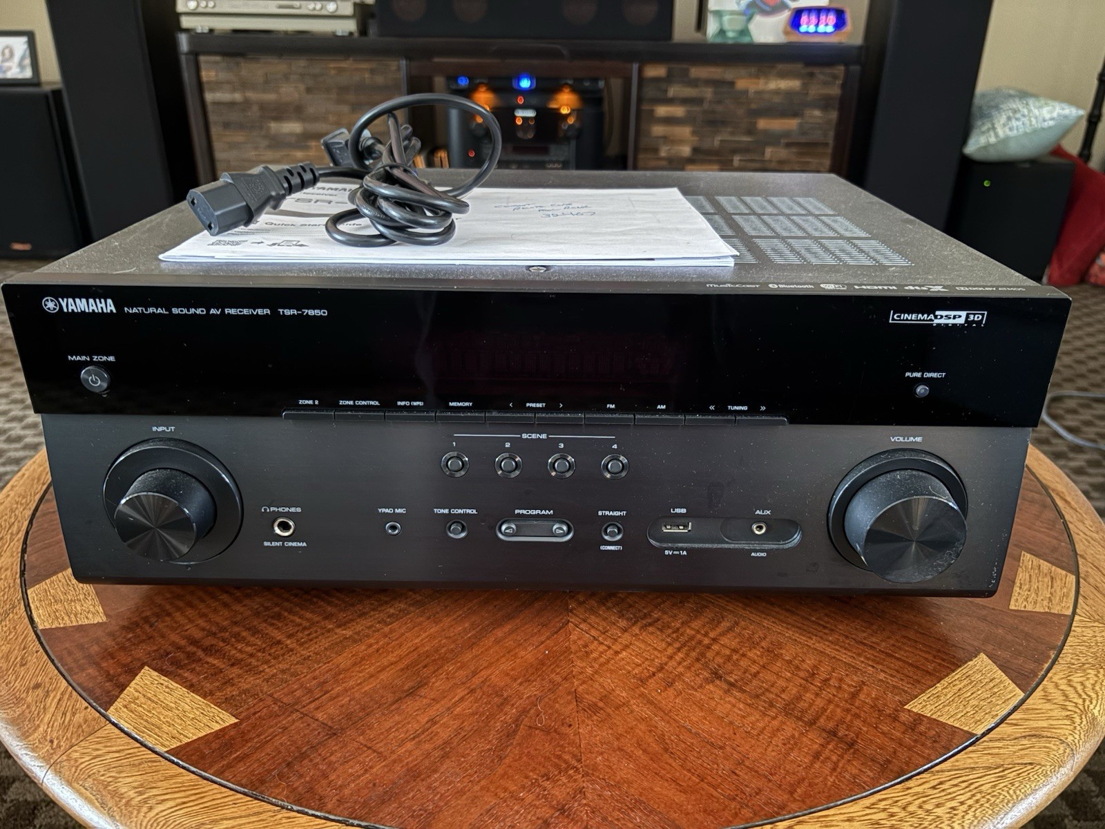 Yamaha TSR-7850R 7.2 Channel Receiver 4K Dolby Atmos DTS:X, Wi-Fi  For PARTS