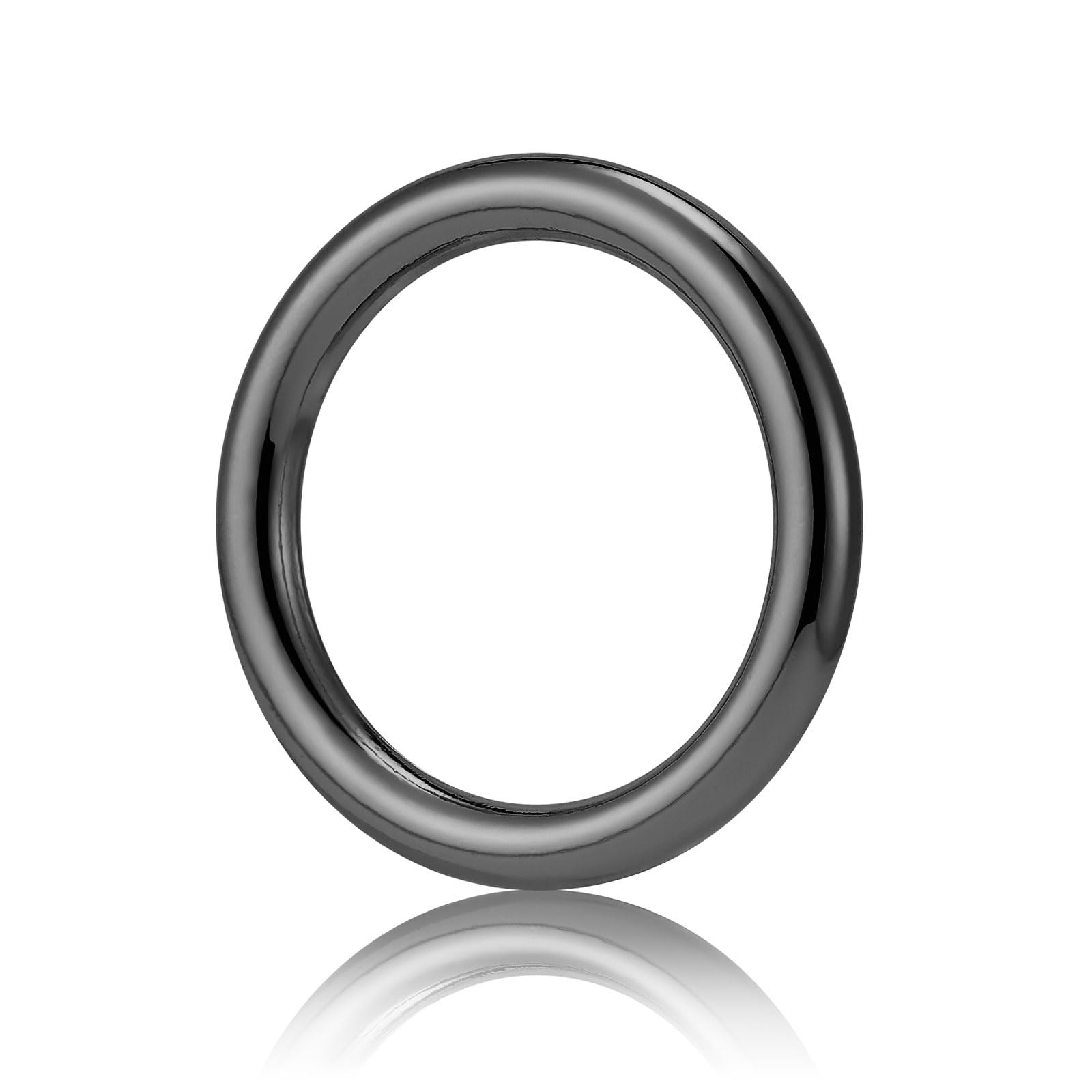 15 Pcs 1 Inch Metal Seamless Welded O Rings for Crafts Macrame Rings