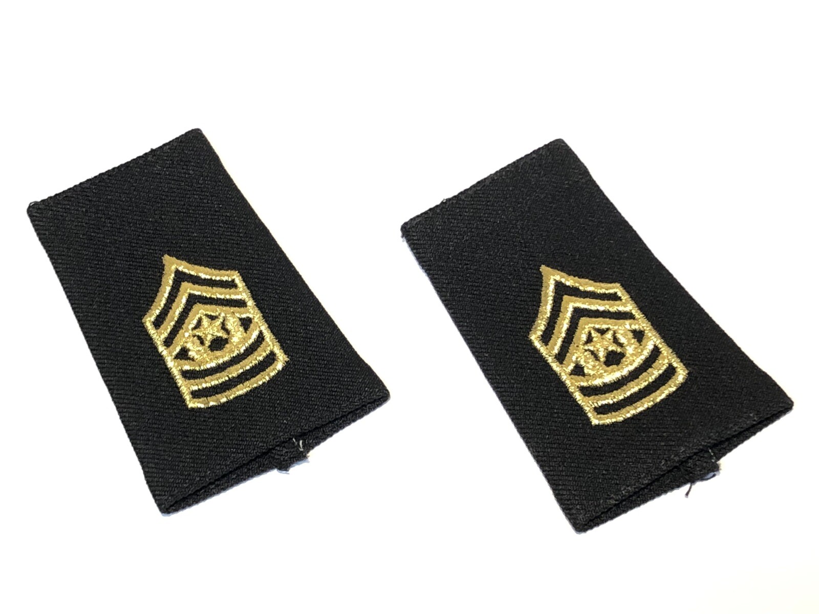 SMALL SET of US ARMY COMMAND SERGEANT MAJOR CSM E9 SHOULDER BOARDS ASU UNIFORM