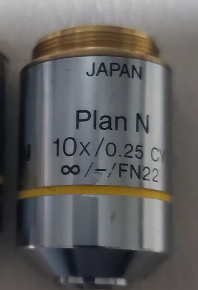 Olympus BX CX Plan N 10x/0.25 CY ∞/-/FN22 microscope objective lens