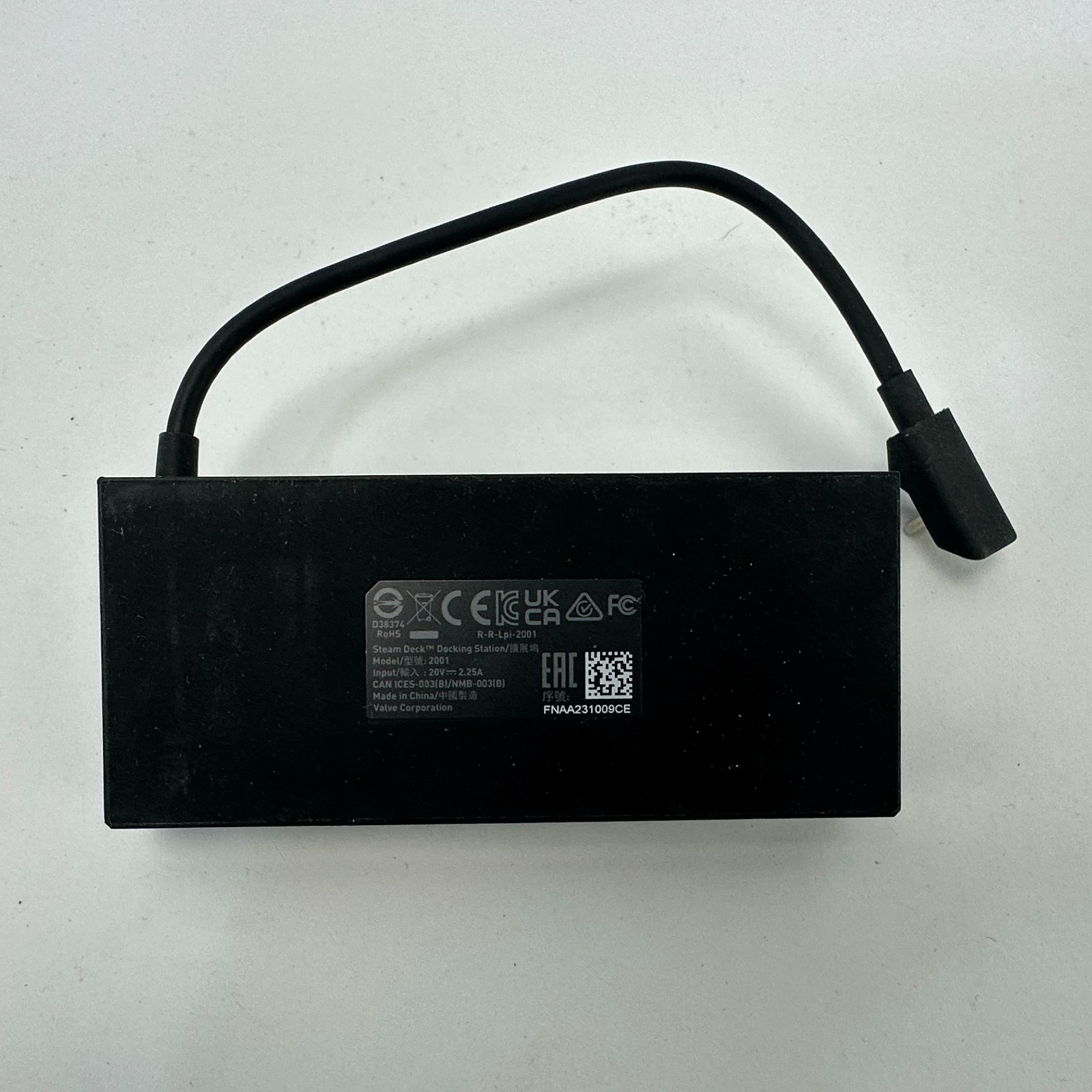 Official OEM Valve Steam Deck Docking Station Model 2001 Tested Working
