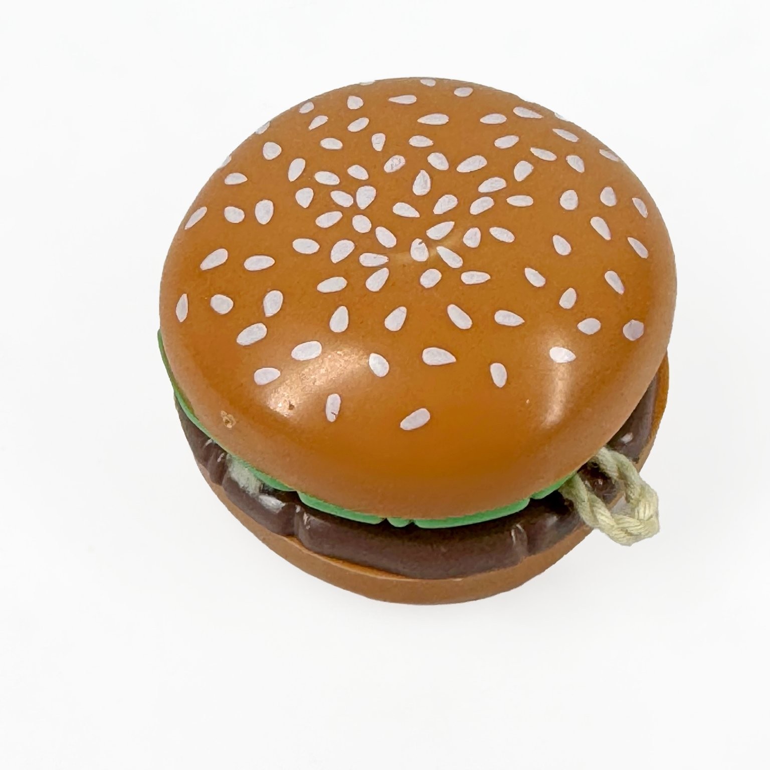 Novelty Hamburger Yo-Yo Food Themed Plastic Toy Classic
