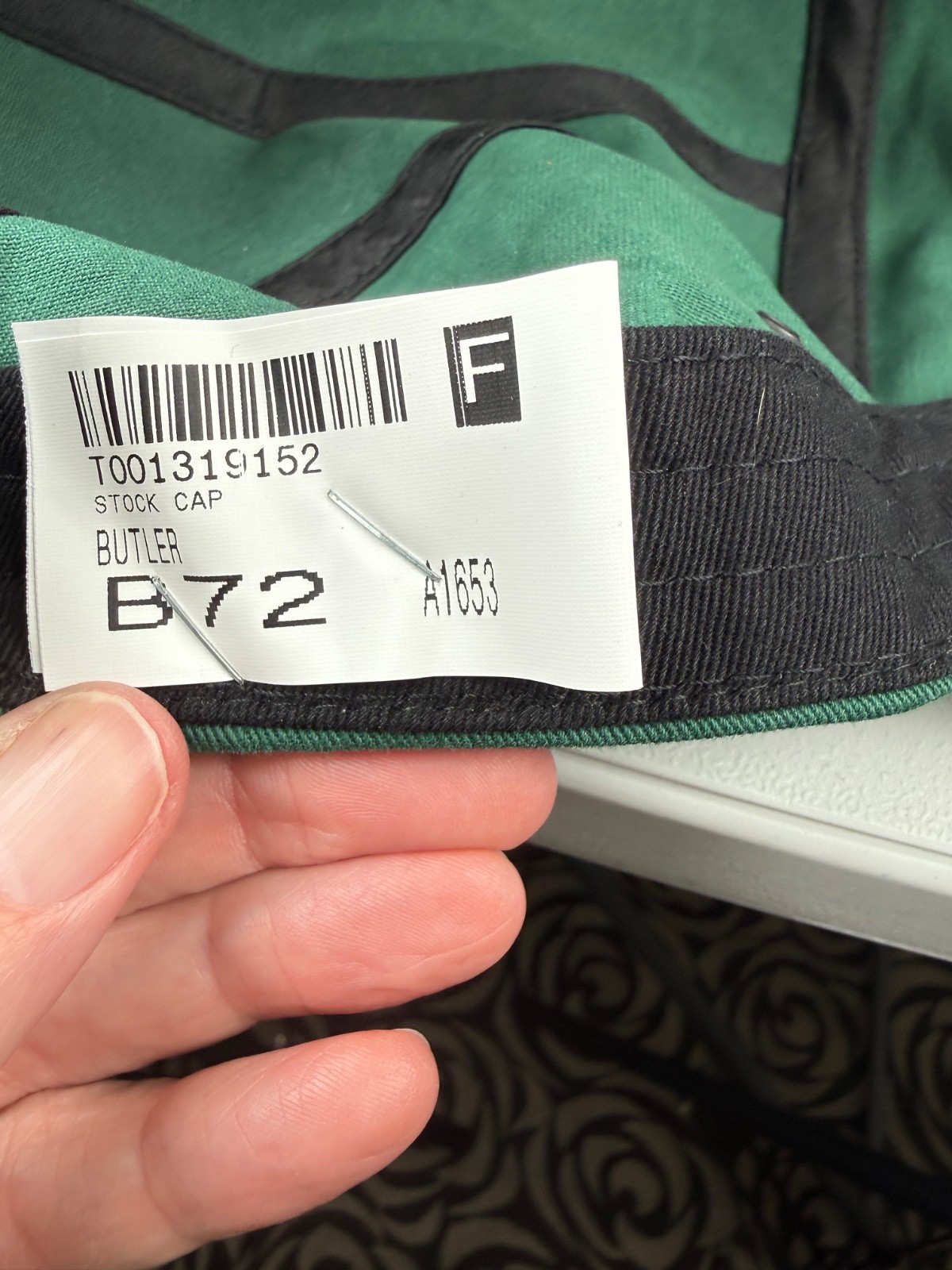 VapinApe Black White Patch on Forest Green 5 Panel Bill Hat Cap Strap Buckle