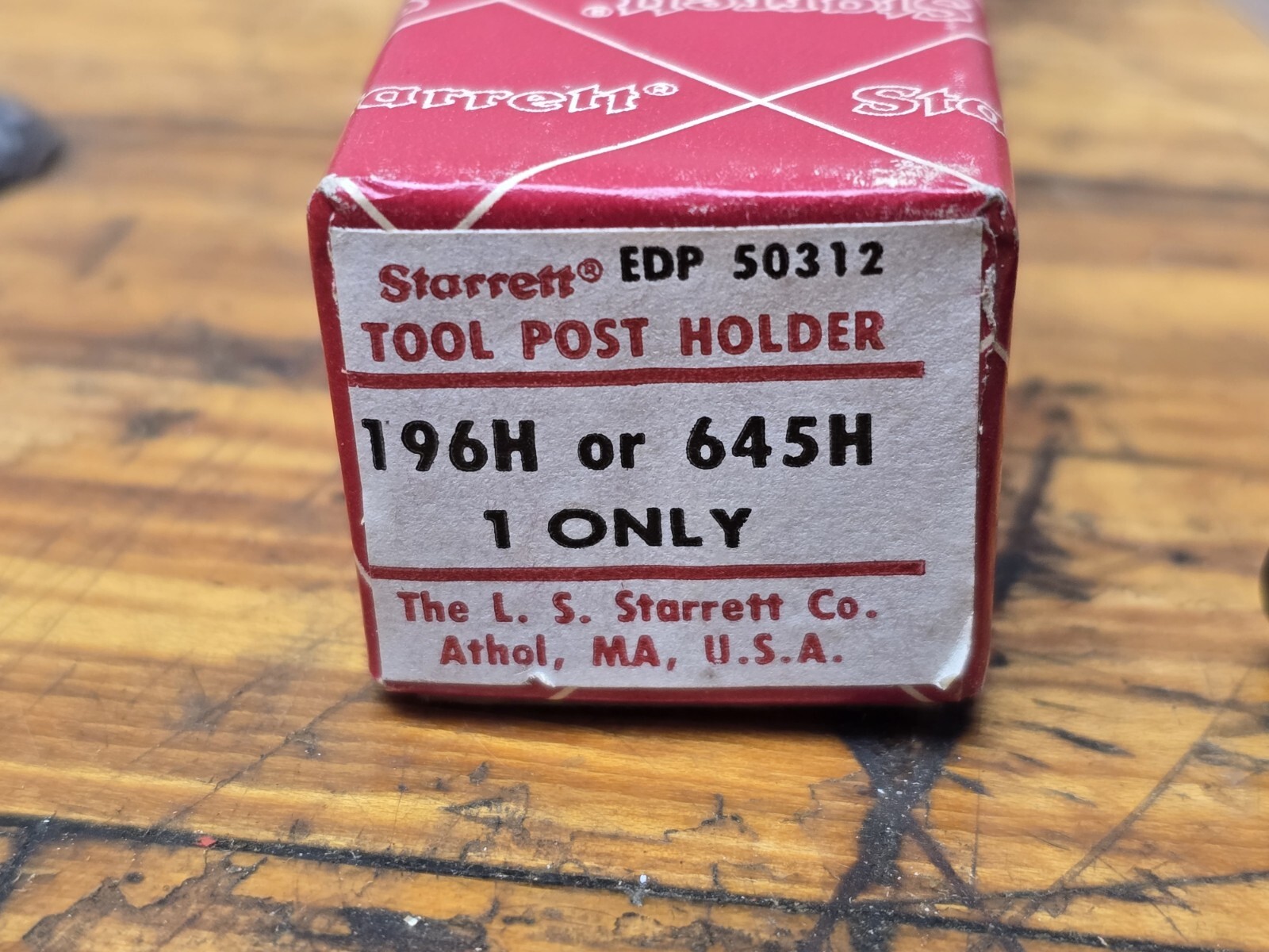 Starrett 196H Or 645H Indicator Tool Post Holder NEW