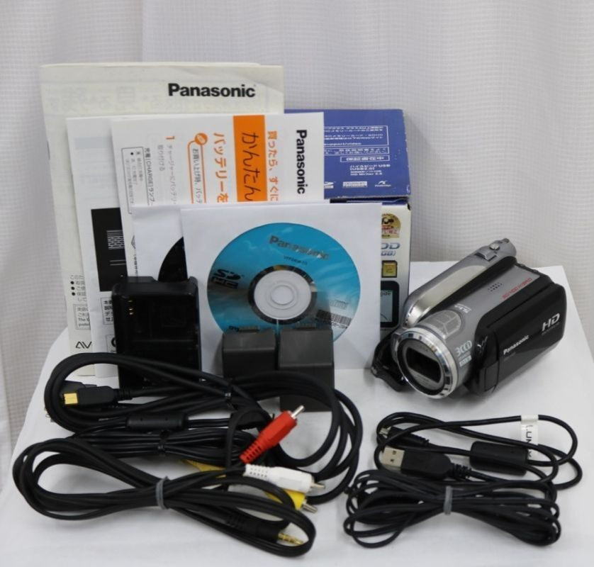 Panasonic HDC-HS9 Full HD Video Camera 10x Optical Zoom Camcorder Black JAPAN