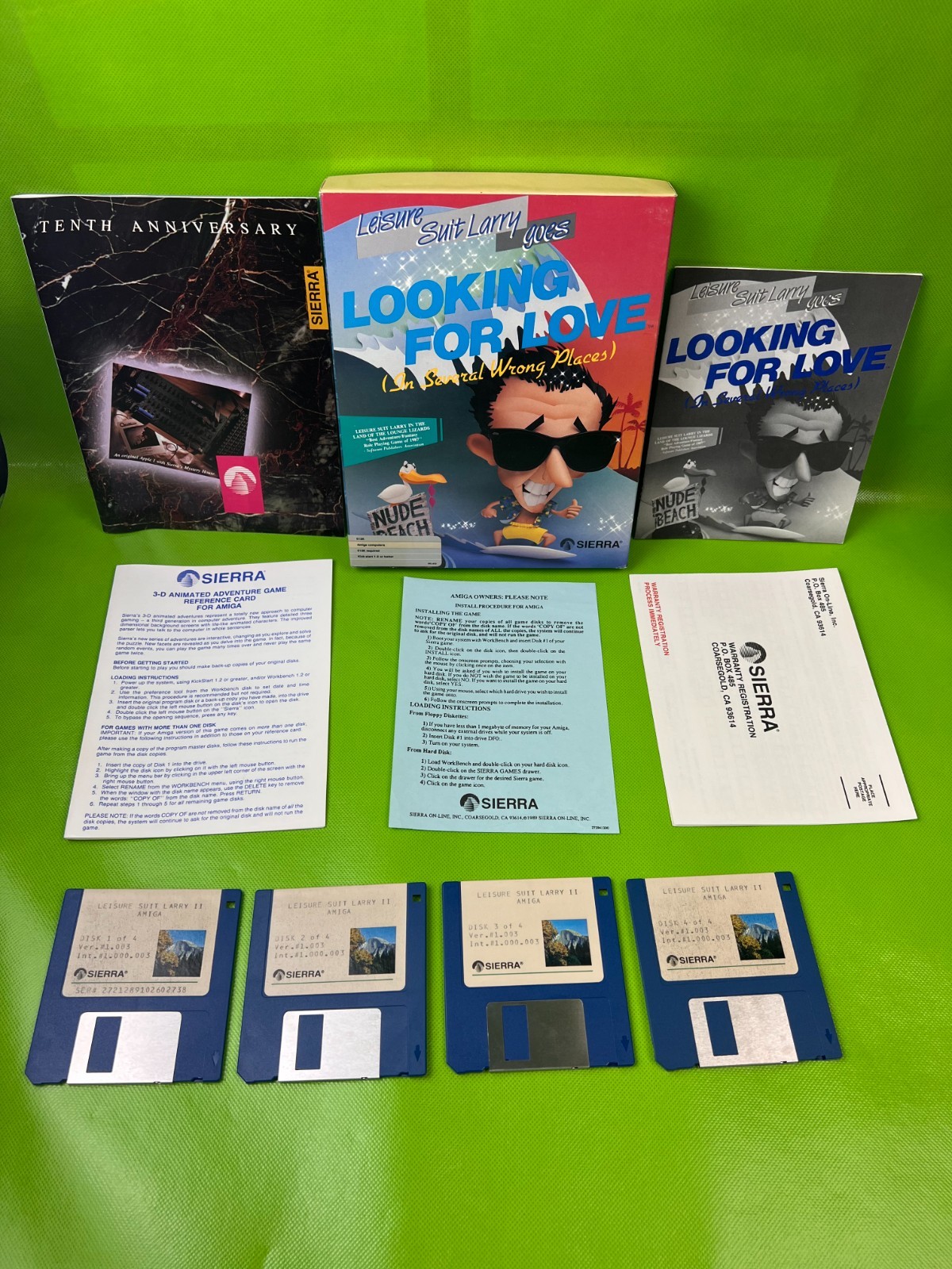 Leisure Suit Larry Goes Looking For Love By Sierra ~ Original Boxed Amiga Game