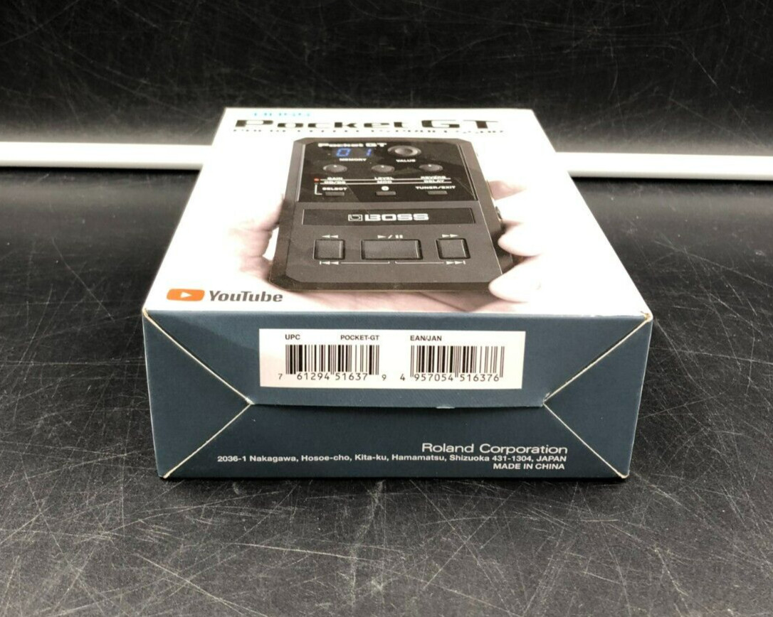 Boss Pocket GT Amp Pocket Effects Processor - NEW OPEN BOX
