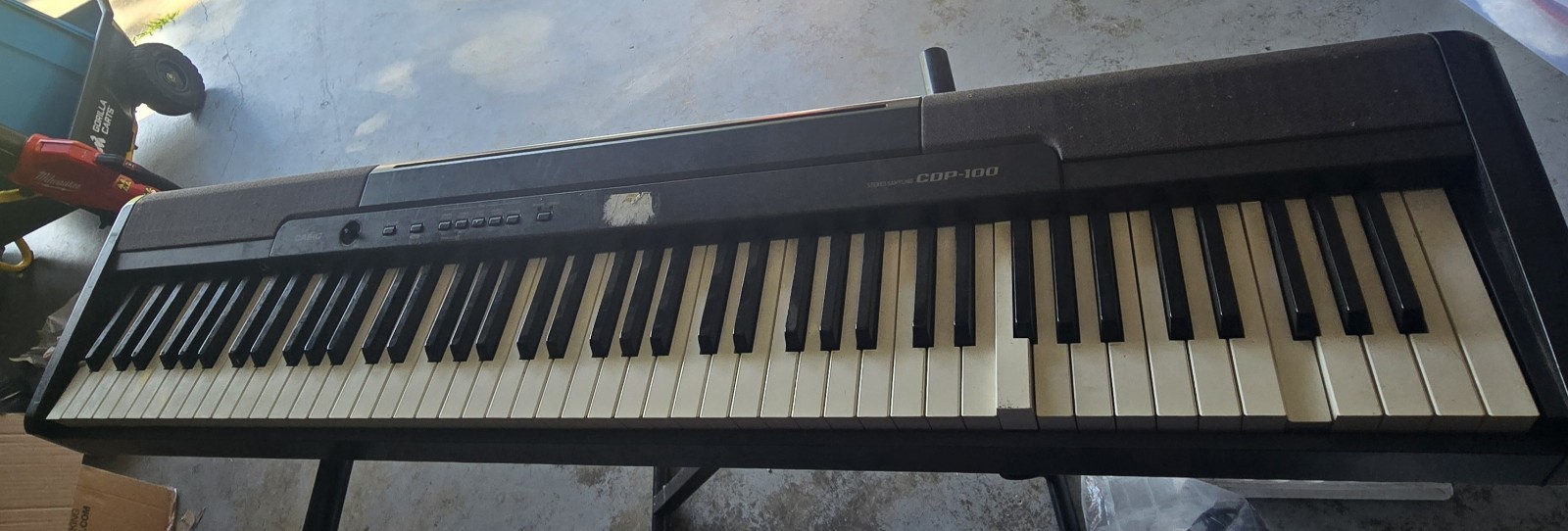 Casio CDP-100 88-Key Digital Piano FOR PARTS ONLY AS IS