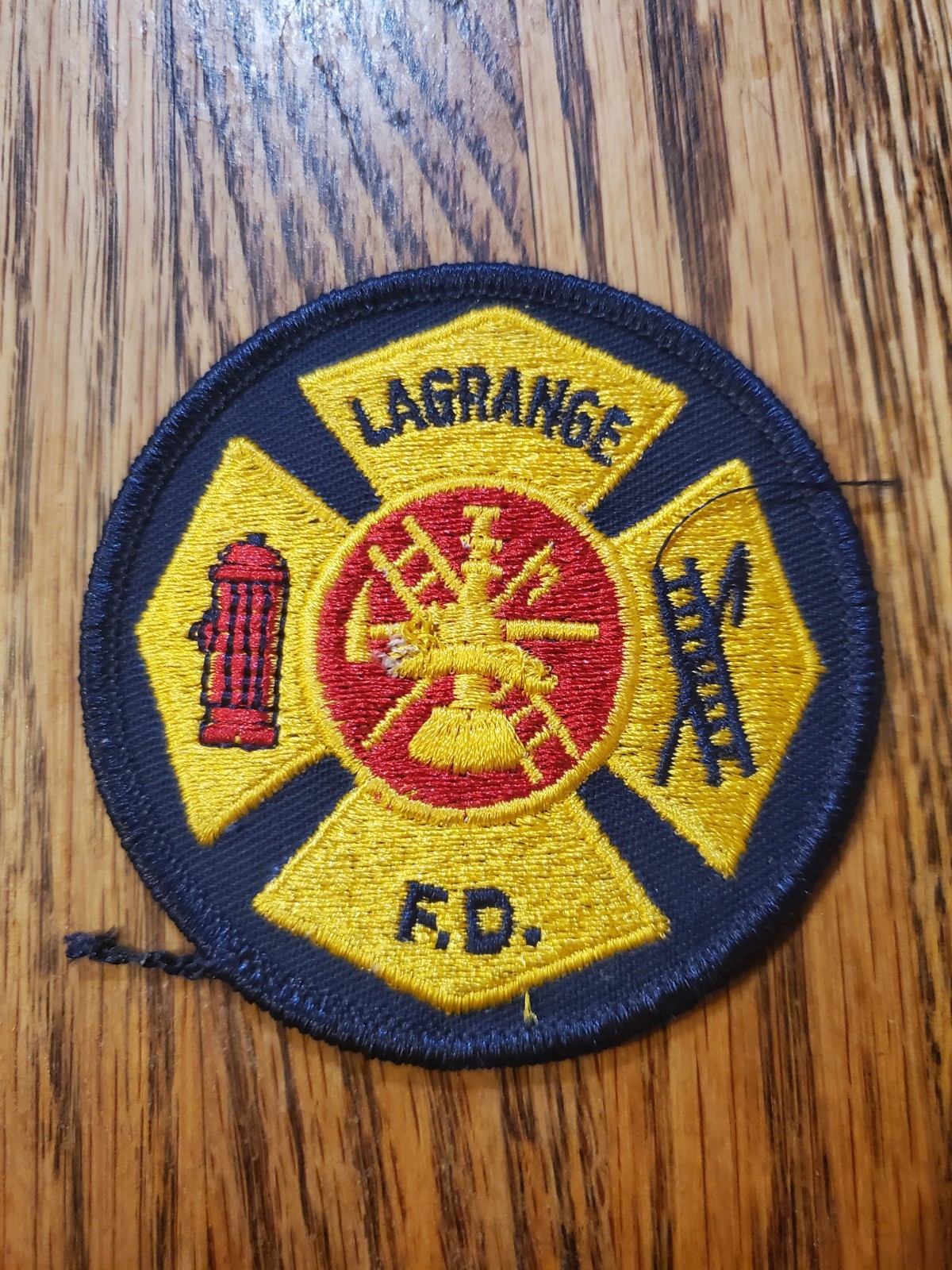 Vintage LaGrange (Dutchess County) New York Volunteer Fire Department patch