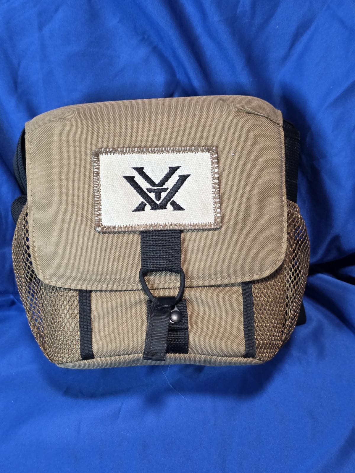Vortex Tan Binocular Harness Case with Straps and Mesh Pockets