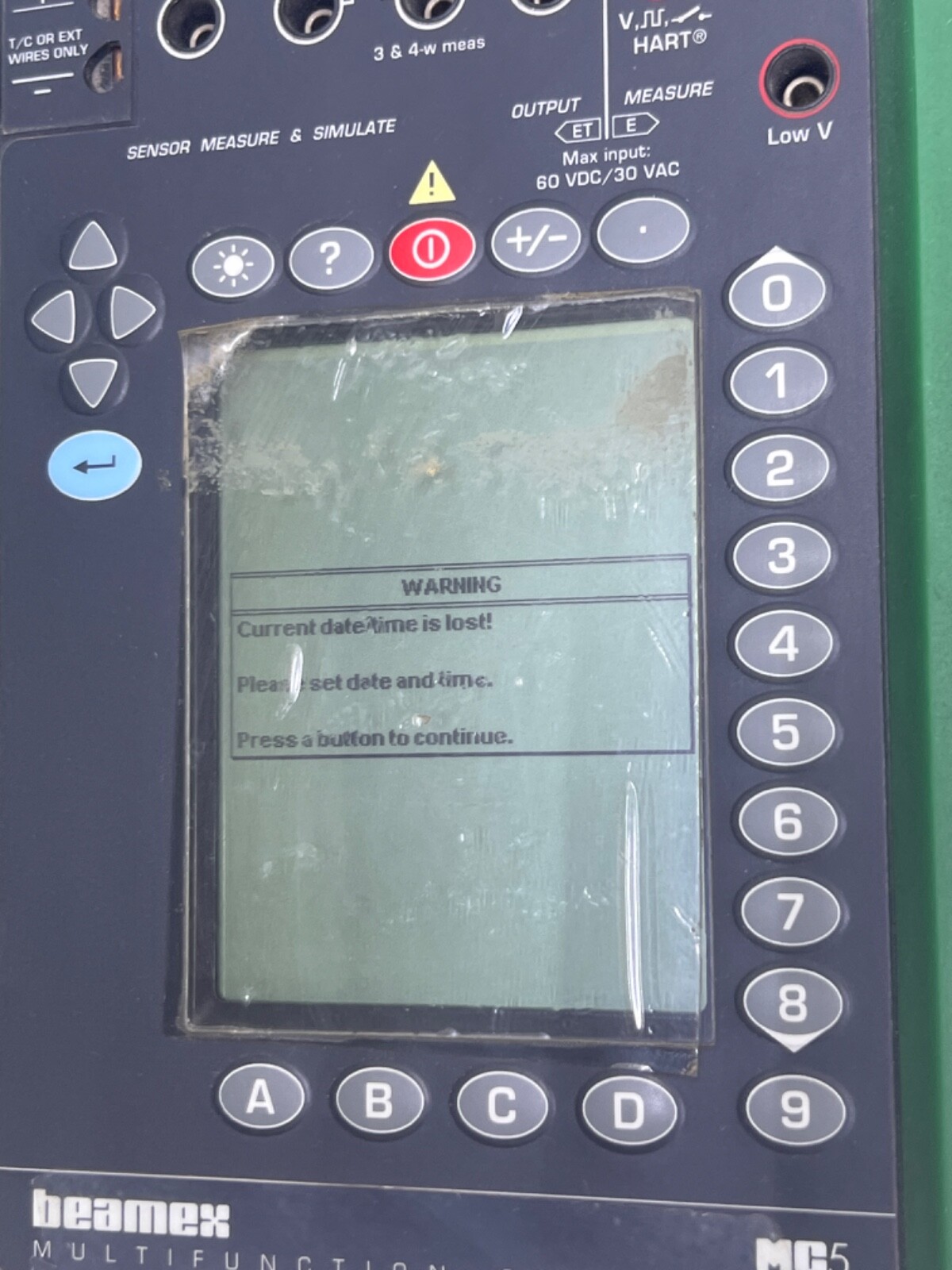 BEAMEX MC5 MULTIFUNCTION CALIBRATOR