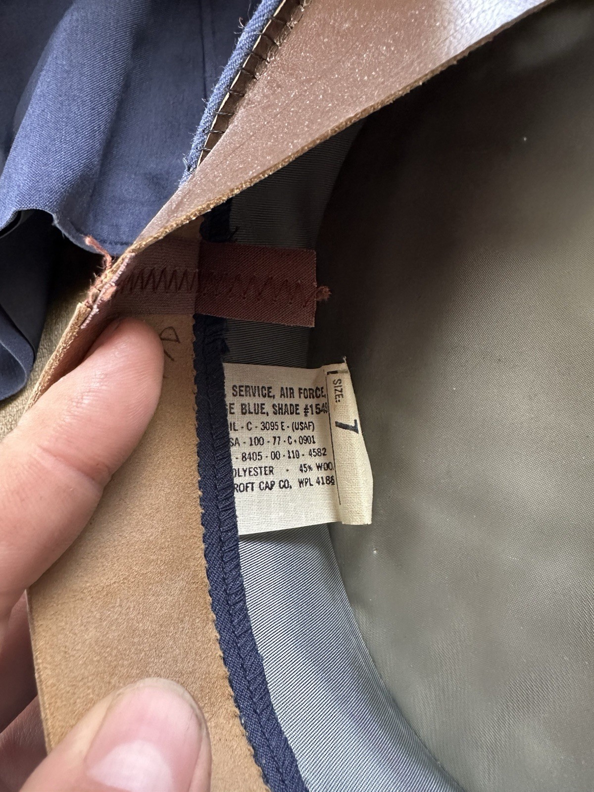 Vintage NAMED USAF MASTER SERGEANT E-7 COOPER UNIFORM GROUP DRESS UTILITY CAPS