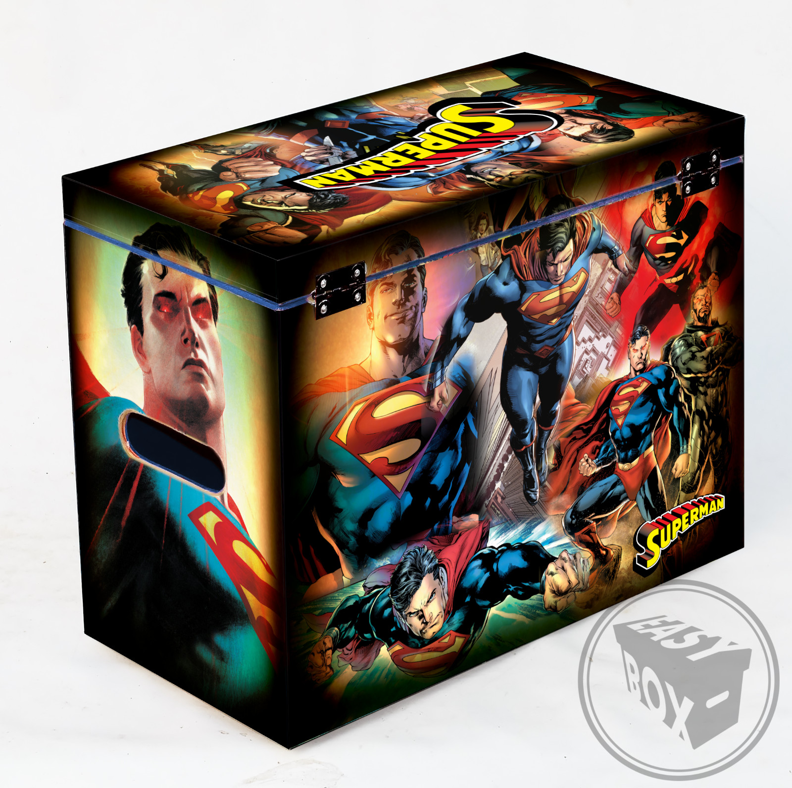 Superman - Large Comic Book Hard Box Chest MDF