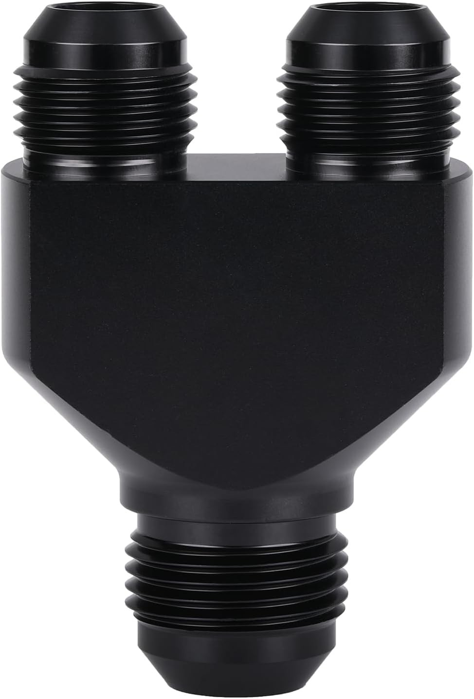 12AN Male to Parallel Dual 10AN 10AN Male Y Block Fuel Fitting 12AN to 2 x 10AN