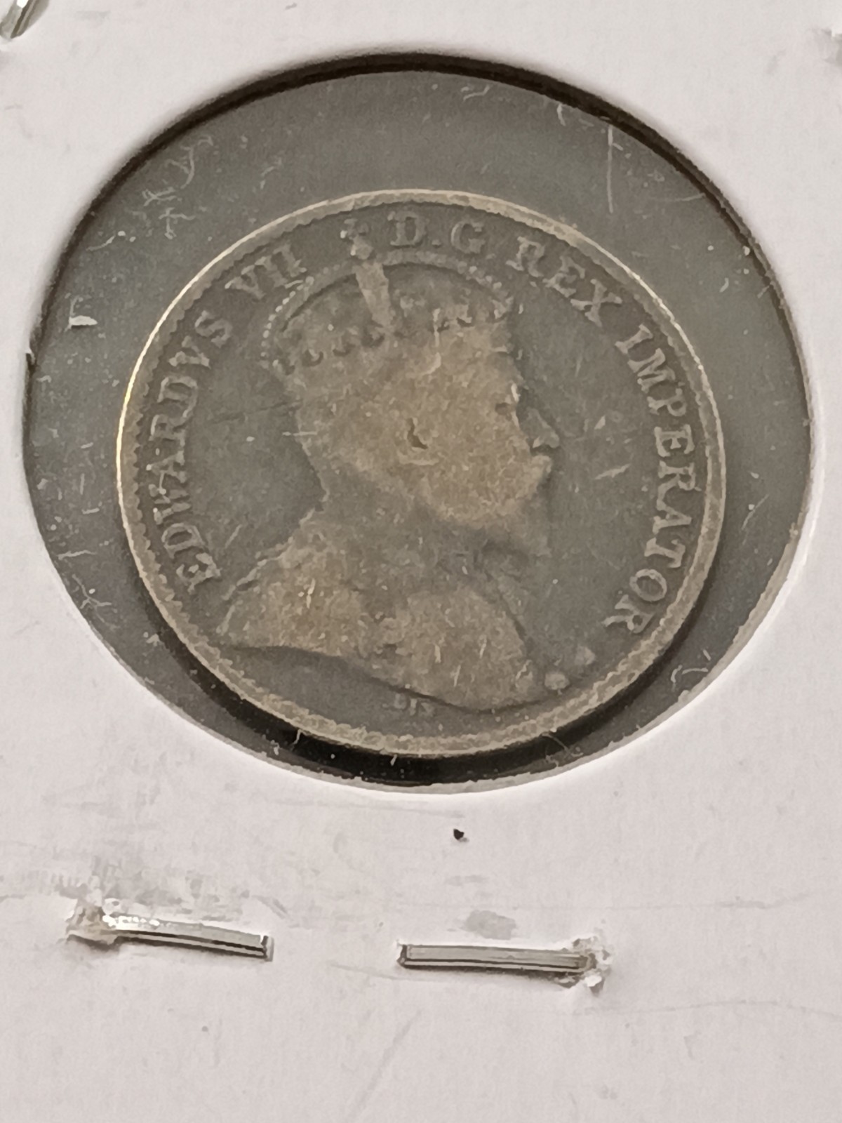 1910 Canada 5 Cents - Small Silver Coin (KM.#13)