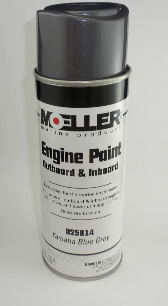 Moeller 025814 Yamaha BlueGray Outboard Motor Paint For 4 Stroke Pack of 2