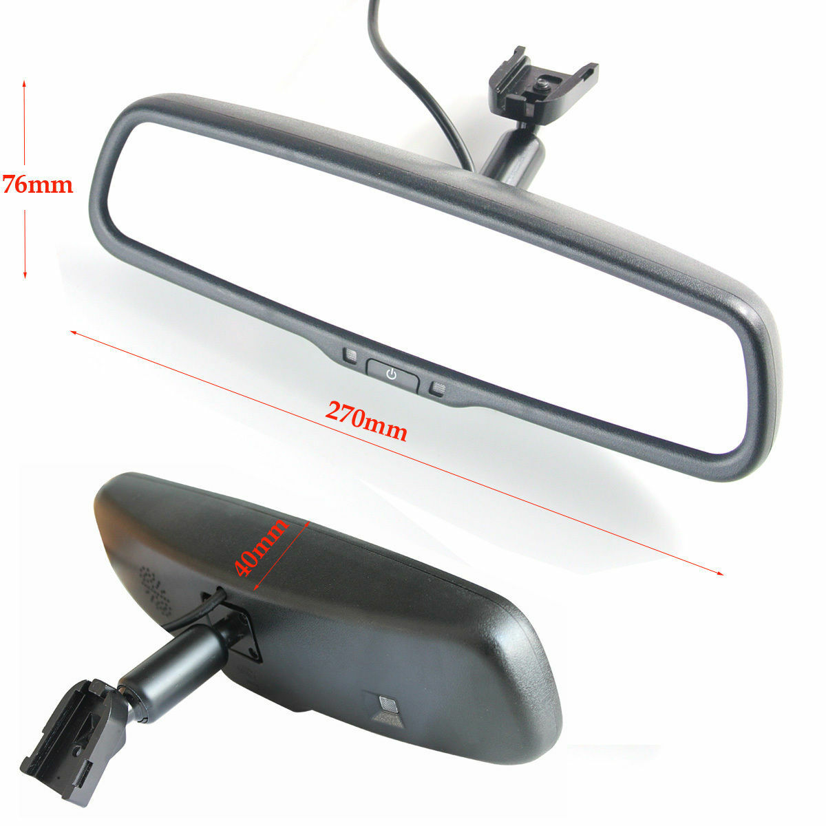 OEM 4.3" Car Rear View Mirror Monitor No1 Bracket+HD Reversing Camera For Toyota