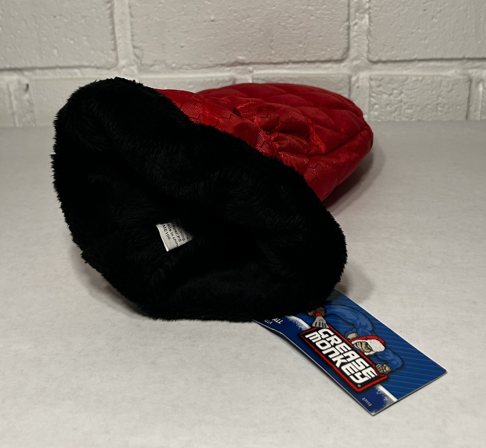 Ice Scraper Mitt By Grease Monkey Insulated One Size New Red Mitten