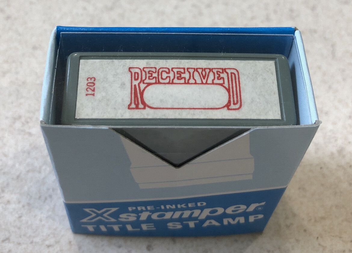 Shachihata Xstamper RECEIVED #1203