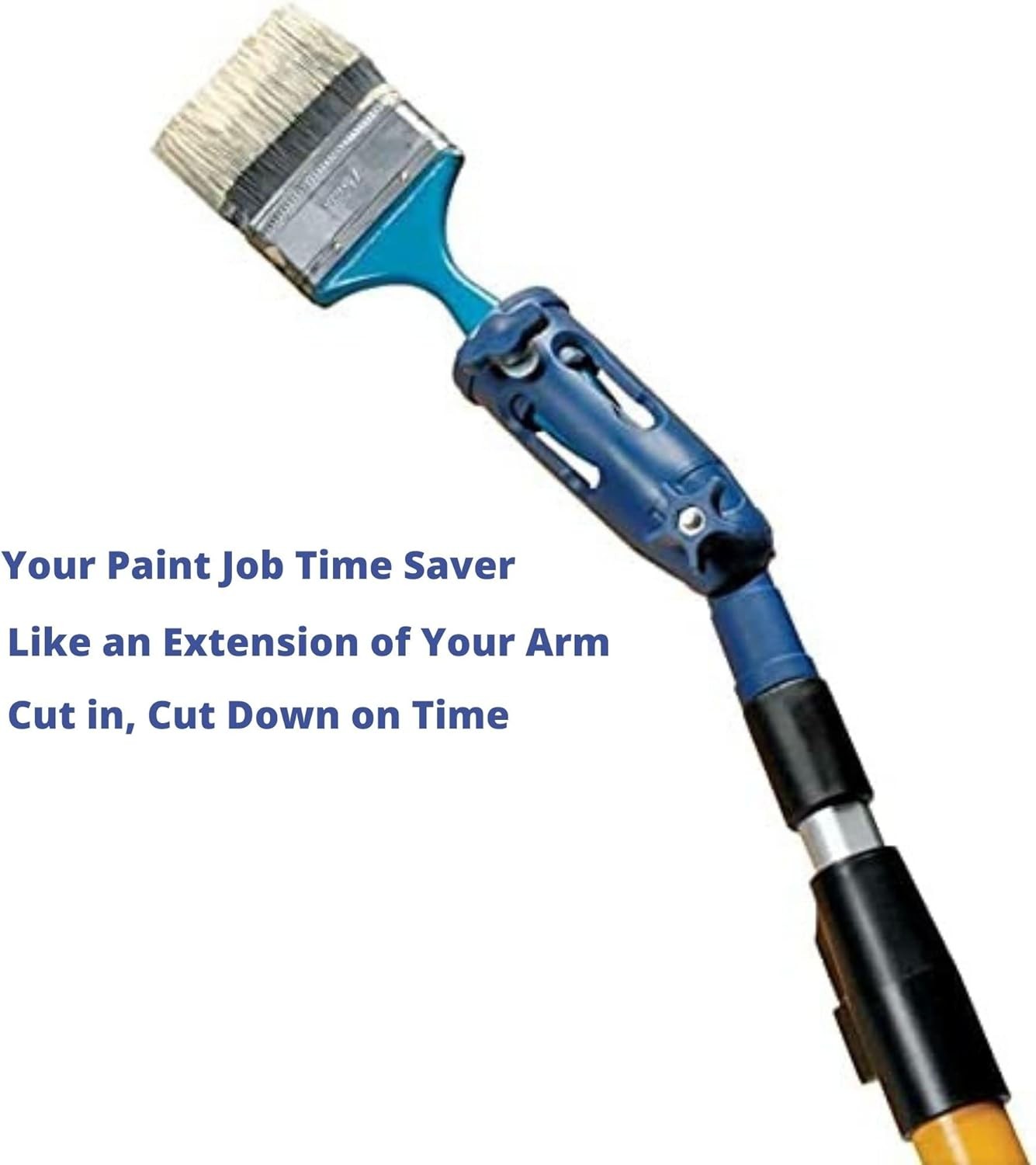 Multi-Angle Paint Brush Extender - Extension Pole Large, Multicolor