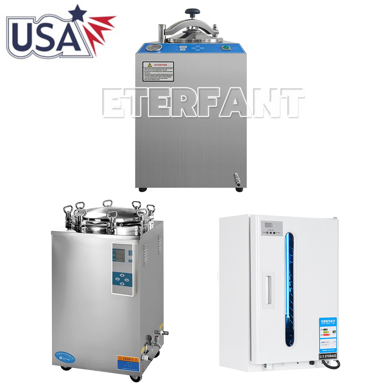 27L Medical UV Sterilization Cabinet/Vertical Pressure Steam Sterilizer 28L/35L