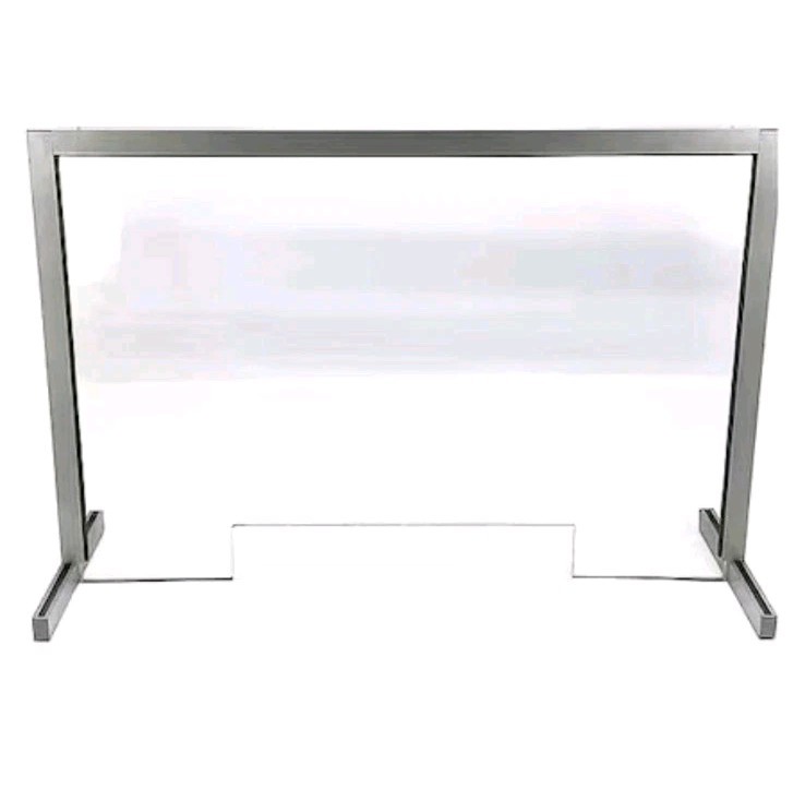 Glas-Col 108C Dps48 Acrylic Shield Barrier With Pass Thru