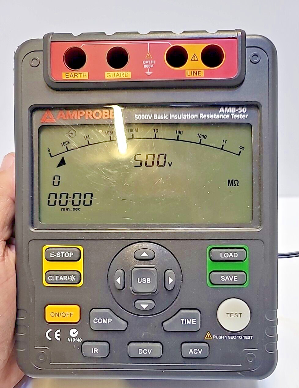 AMPROBE AMB-50 5000V Insulation Resistance Tester