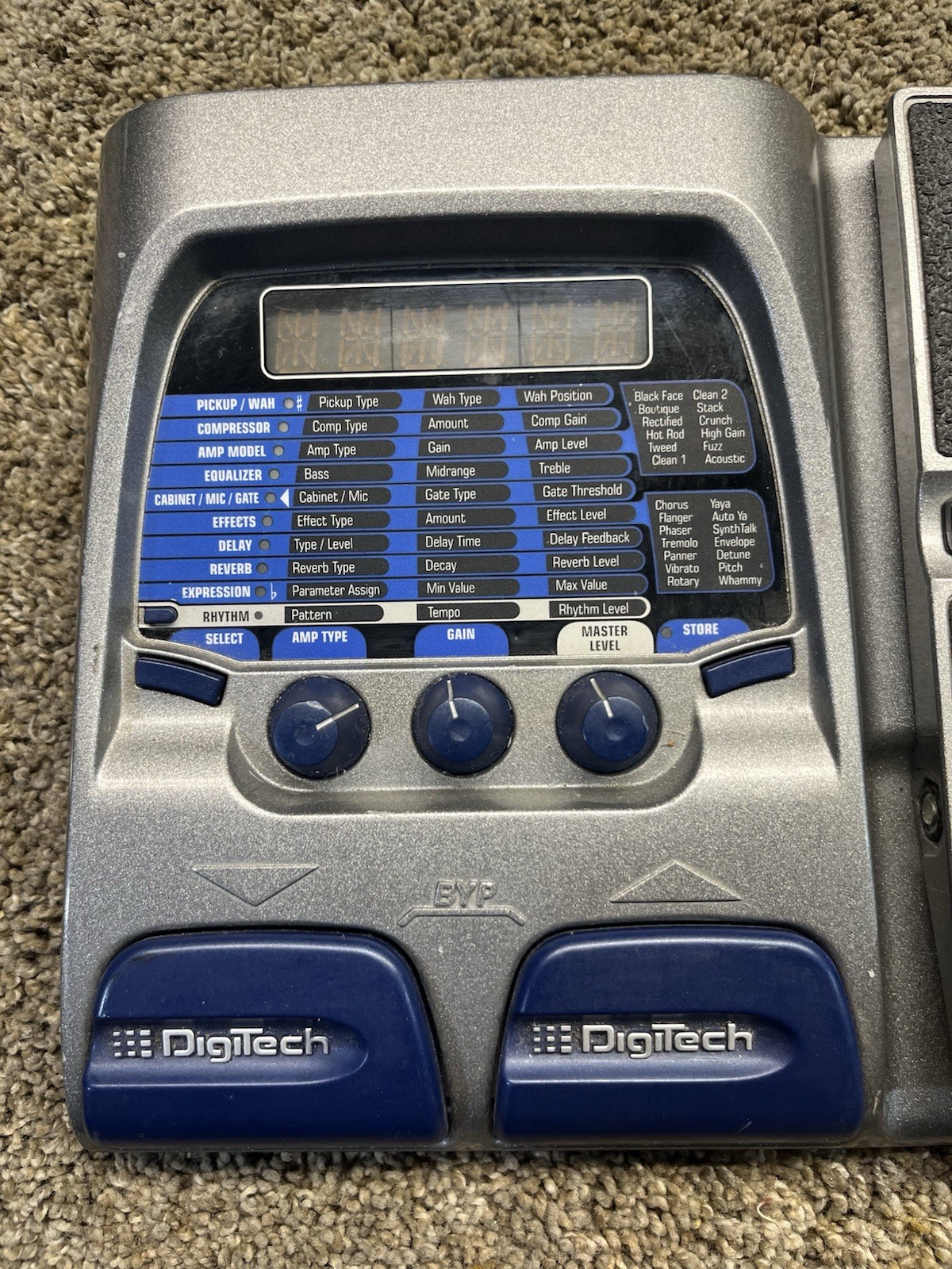 Digitech RP200 Parts Project