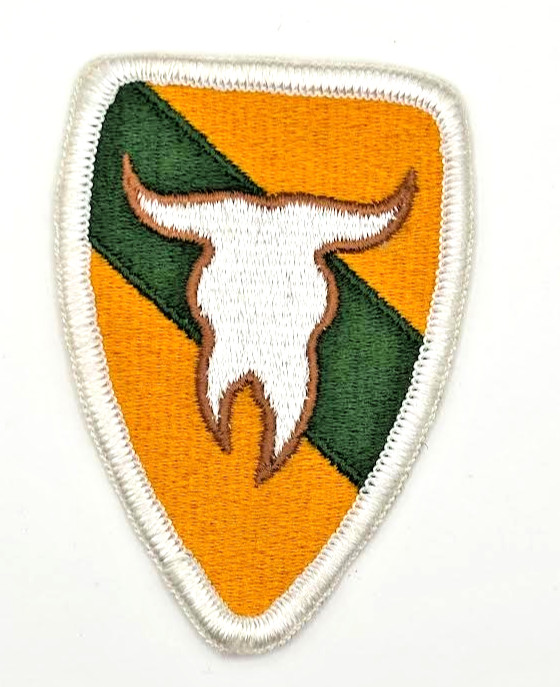 US Army 163rd Armored Cavalry Regiment Merrowed Edge Patch Vietnam NOS