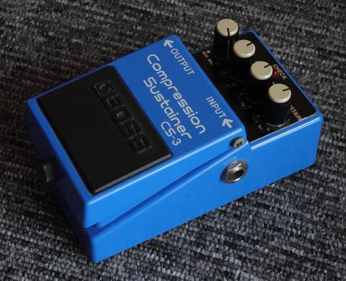 Boss CS-3 PSA Compression Sustainer Guitar Effects Pedal In Good Condition