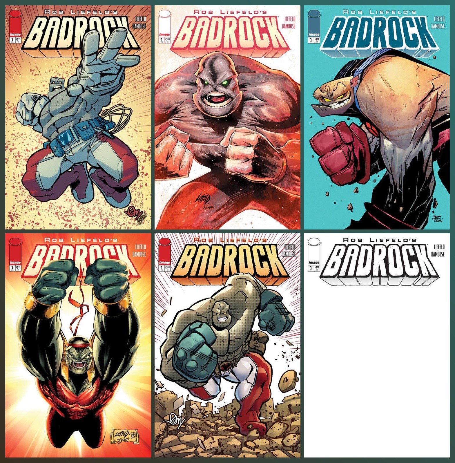 Badrock #1 - Pick Your Cover