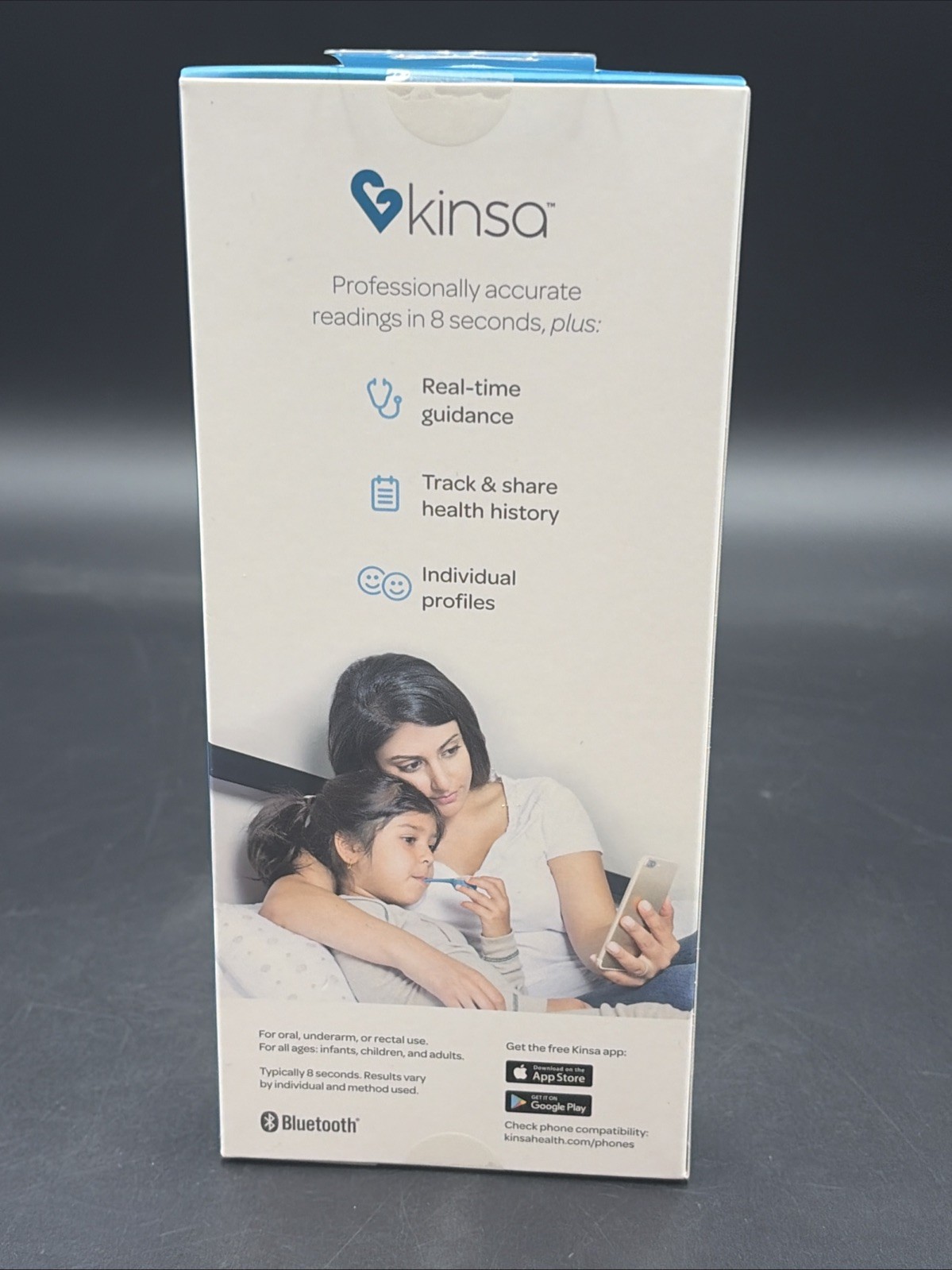 NEW Kinsa KSA110 Quickcare Smart Digital Thermometer Sealed Box