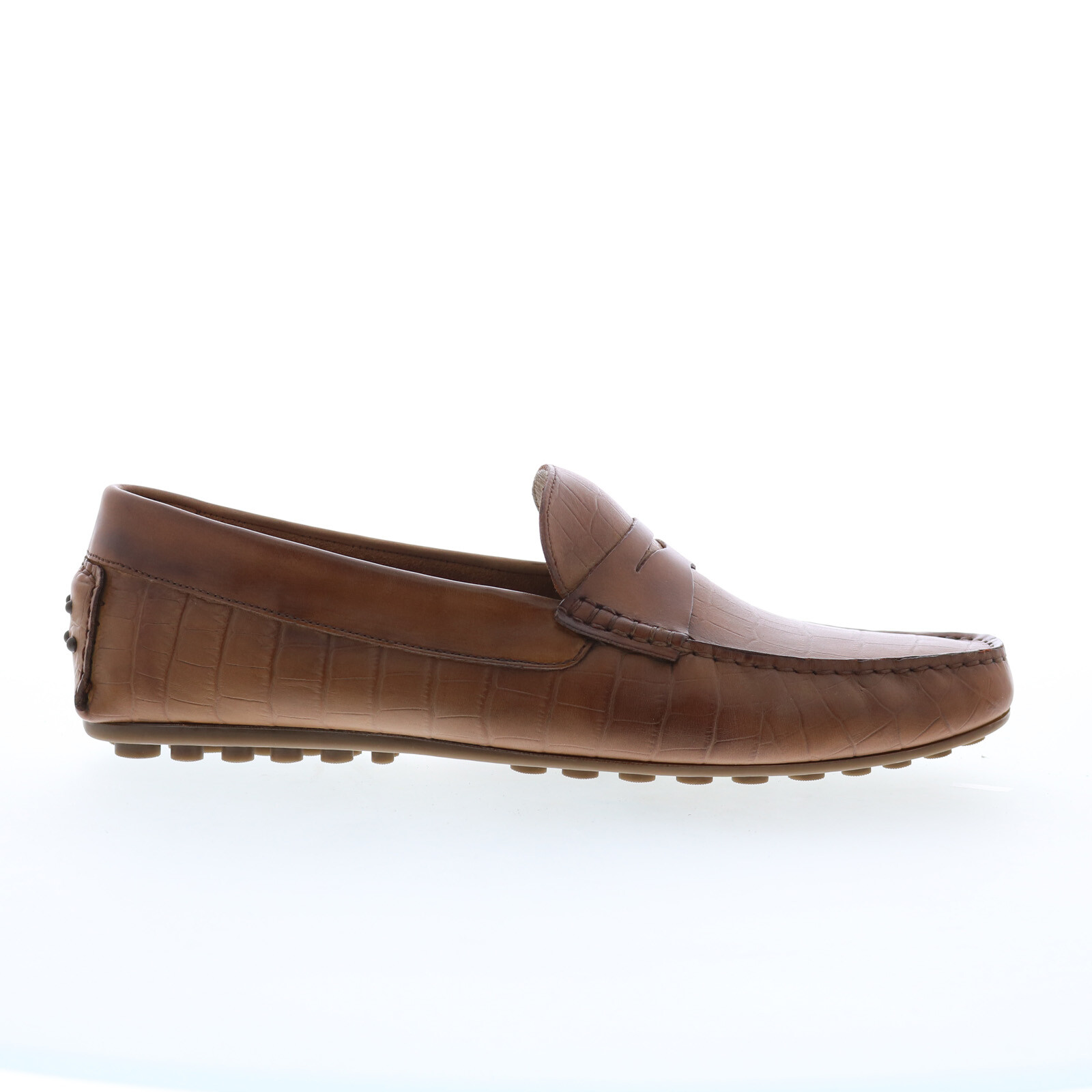 Steve Madden Yorkk YORK01M1 Mens Brown Loafers & Slip Ons Moccasin Shoes